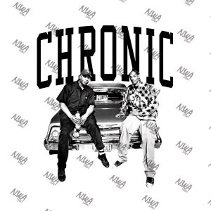 NWA Dr Dre x Snoop Dogg Chronic Black T shirt
