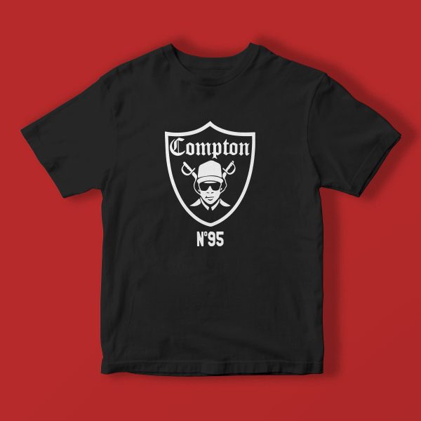 NWA Eazy-E Compton 1995 Black White Classic T-shirt