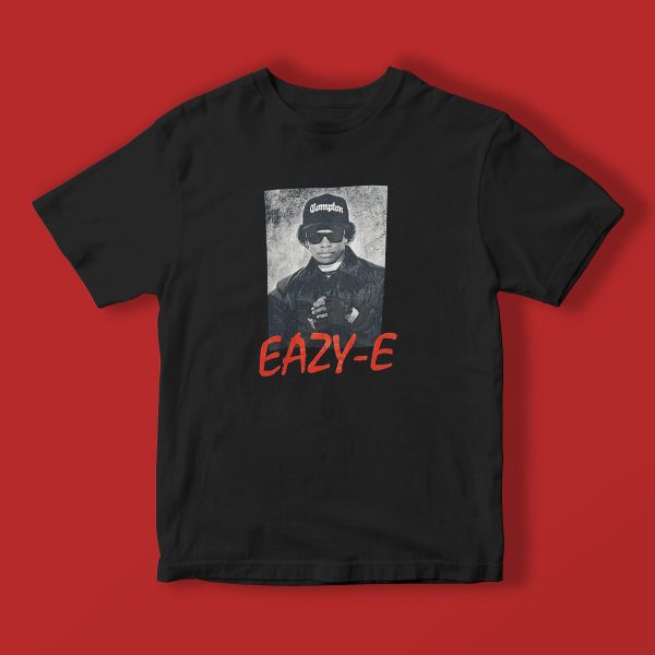 NWA Eazy-E Retro Hiphop Compton Black White Classic T-shirt