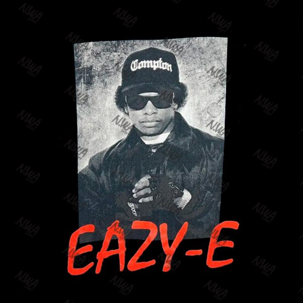 NWA Eazy-E Retro Hiphop Compton Black White Classic T-shirt