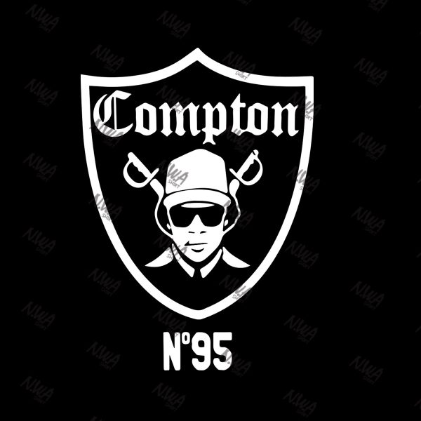NWA Eazy-E Compton 1995 Black White Classic T-shirt
