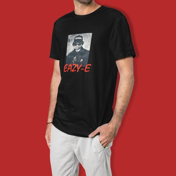 NWA Eazy-E Retro Hiphop Compton Black White Classic T-shirt