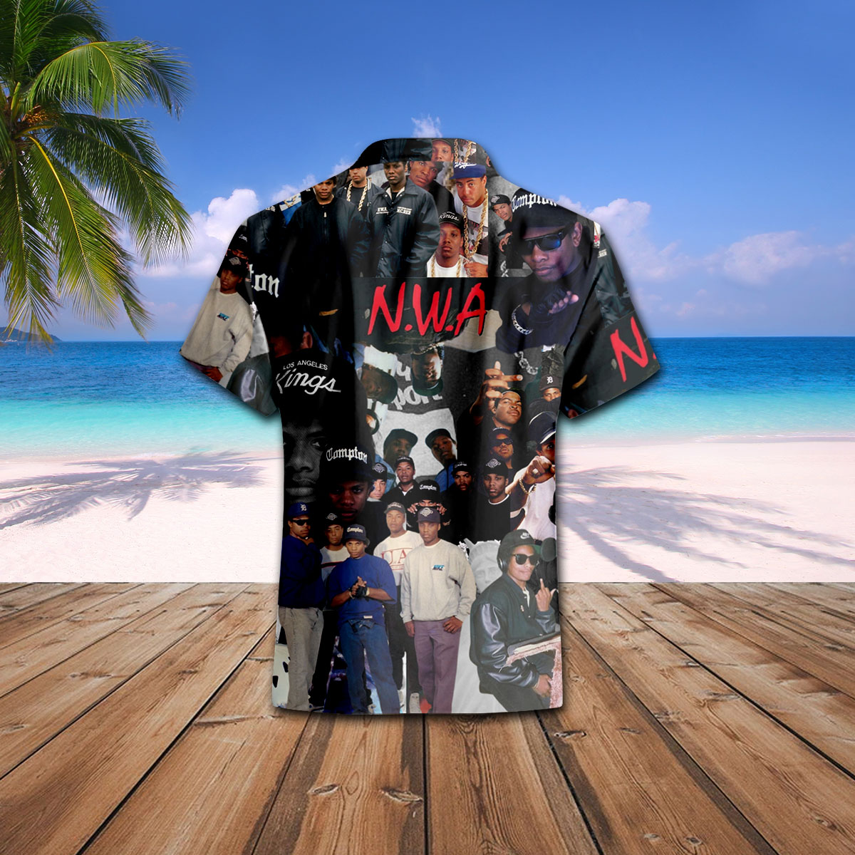 NWA 90's All Style All Team Hawaiian Shirt NWA 90's All Style All Team Hawaiian Shirt