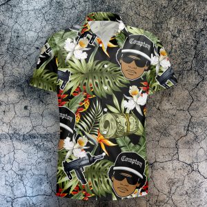 Eazy E Tropical Pattern Hawaiian Shirt