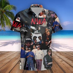 NWA 90’s All Style  All Team Hawaiian Shirt