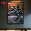 NWA Straight Outta Compton Lyric Poster Signatural Member Poster Canvas