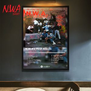 NWA’s First Album N.W.A and the Posse Music List Poster Canvas