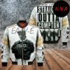 NWA Eazy E Skull Face Black and White Logo Signature Jacket