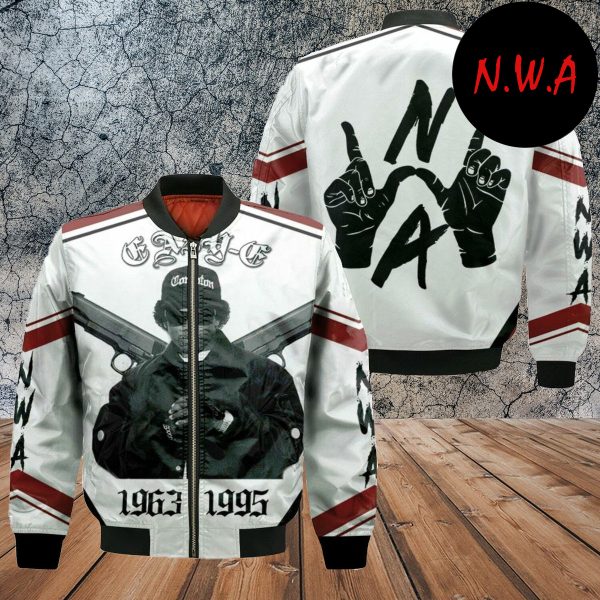 NWA Eazy E Gun 1963 1995 Legend Logo Jacket