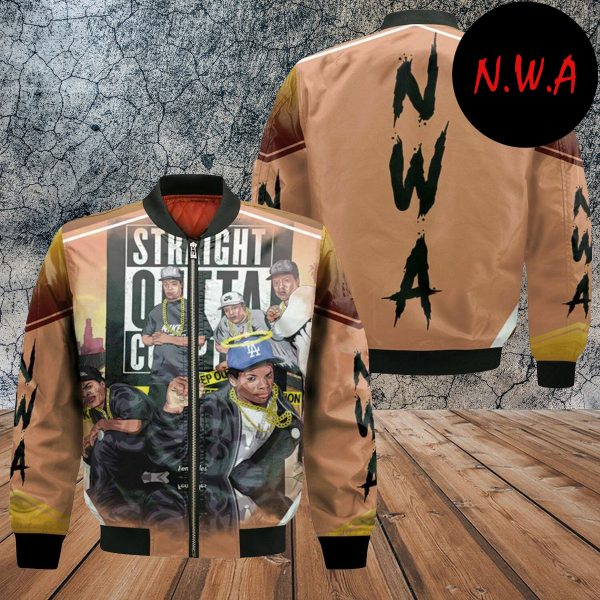 NWA Members Straight Outta Compton Logo Jacket