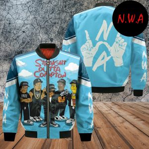 NWA Music Straight Outta Compton Simpson Style Jacket
