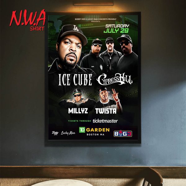 Ice Cube Cypresshill Millys Twista Big3 Poster Canvas
